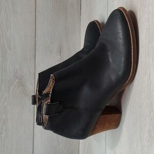 Madewell Womens Ankle Leather Heels Boots shoes sz 7.5